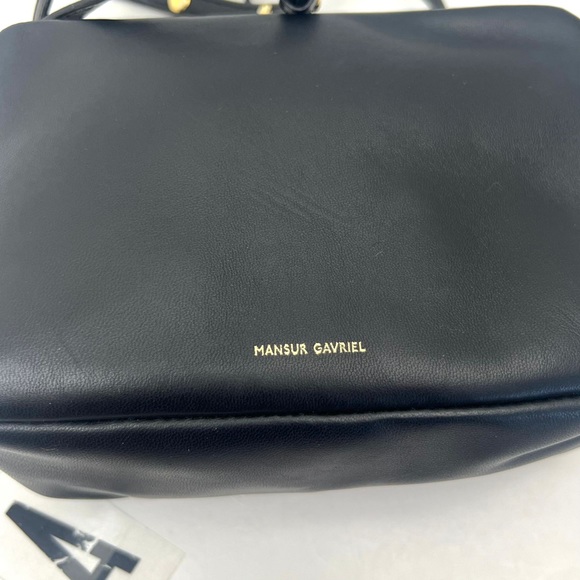 Mansur Gavriel Double Zip lambskin Crossbody - Picture 6 of 9